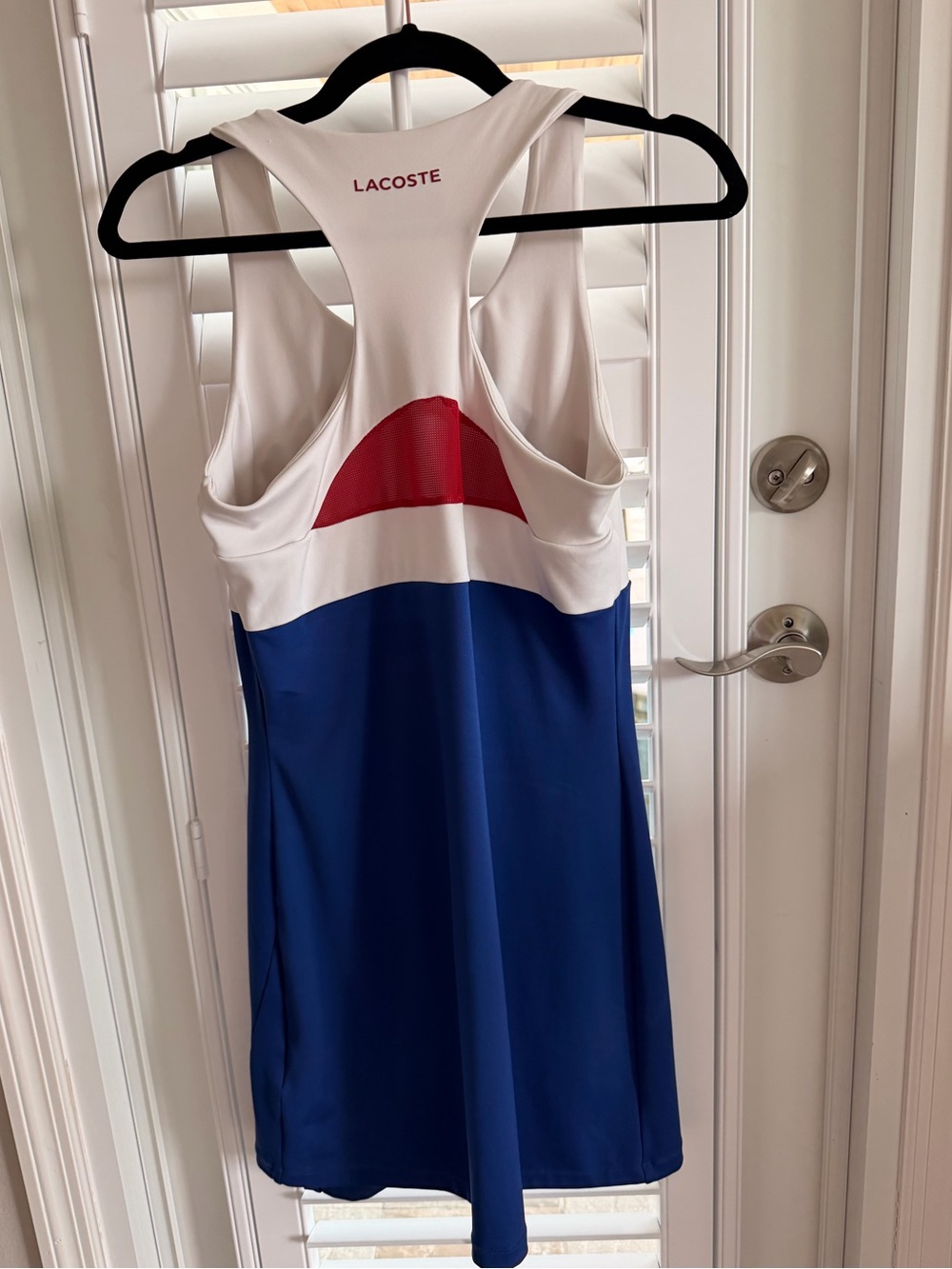 Lacoste Sport Sleeveless Colorblock Tennis Dress, sz 38/6 - Picture 3 of 4